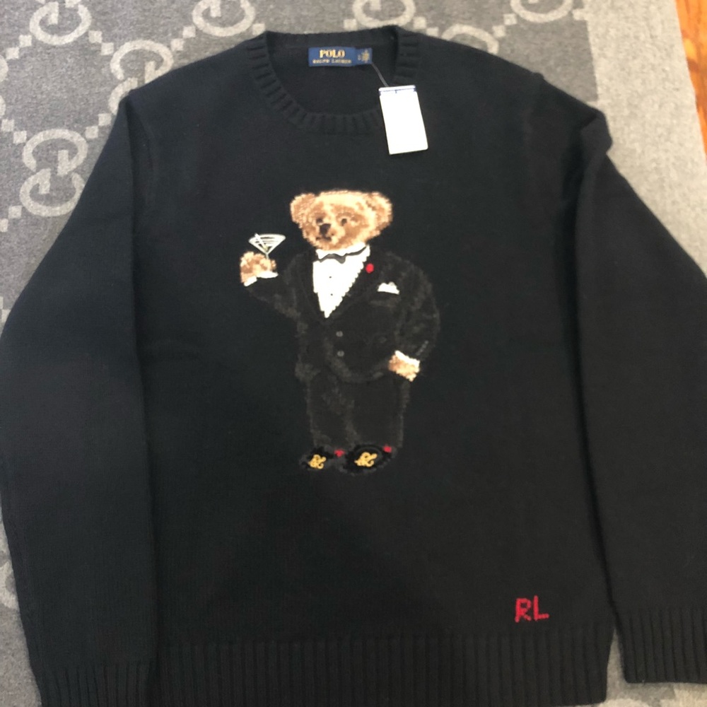 BRAND NEW POLO BEAR MARTINI CREWNECK SIZE XXL